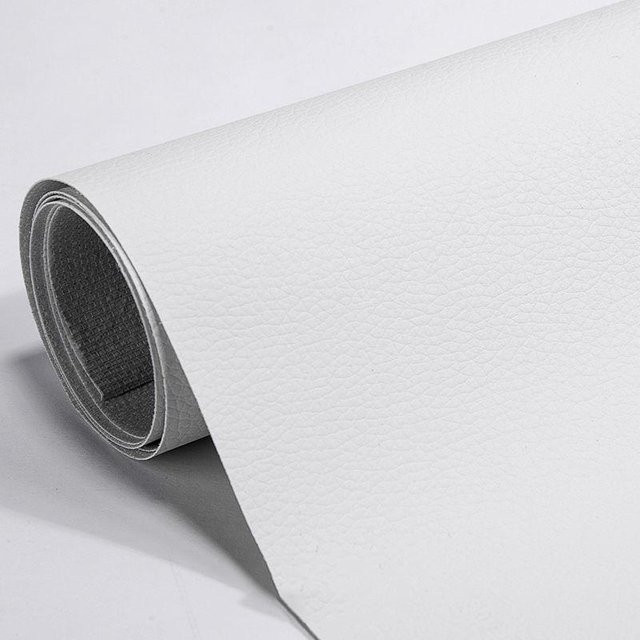 Selbstklebendes Leder-Reparaturband von Charming Homem in Weiß, wasserdichter PU-Lederflicken für Sofa, Autositz und Möbel, B: 50 cm, L: 300 cm - Bild 1