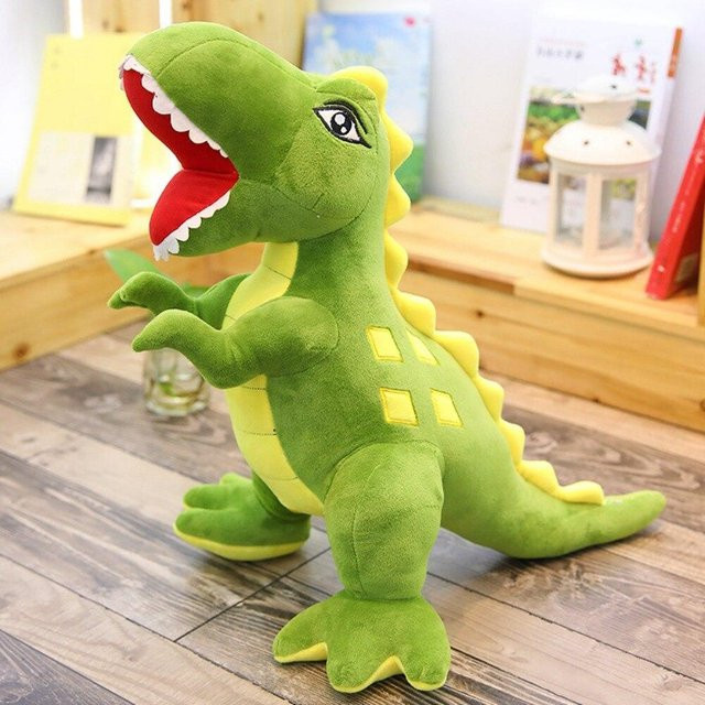 Binchi Keji Travel Dinosaurier Plüsch, Tyrannosaurus, grün, ab 12 Jahre - Bild 1