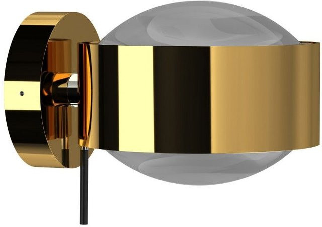 Top Light Puk Maxx Wall LED-Wandleuchte in Gold und Chrom mit mattem Glas und warmweißem Licht (2700K) - Bild 1