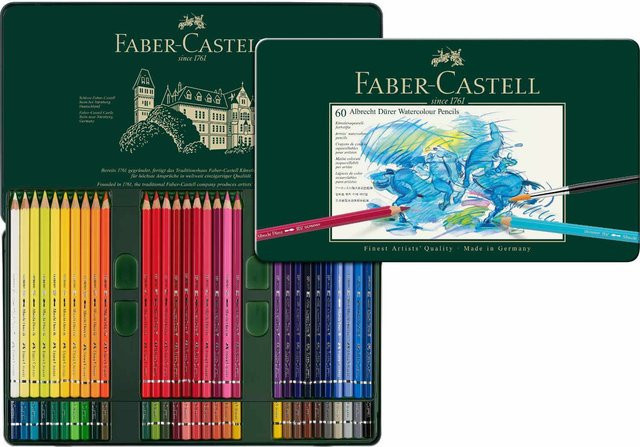 Faber Castell Albrecht Dürer Metalletui Bunt mit Pigmenten für Profis - Bild 1
