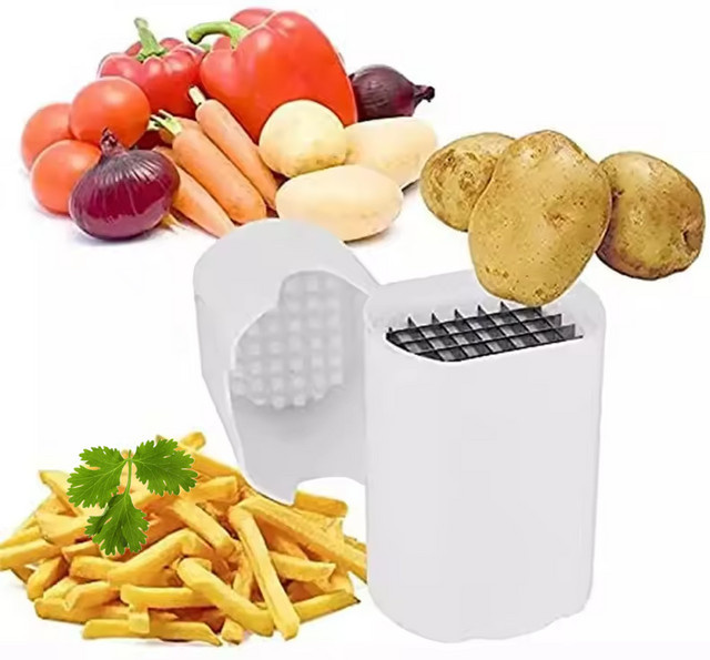 Kitchya Gemüseschneider und Kartoffelhobel in Weiß für die Küche - Bild 1
