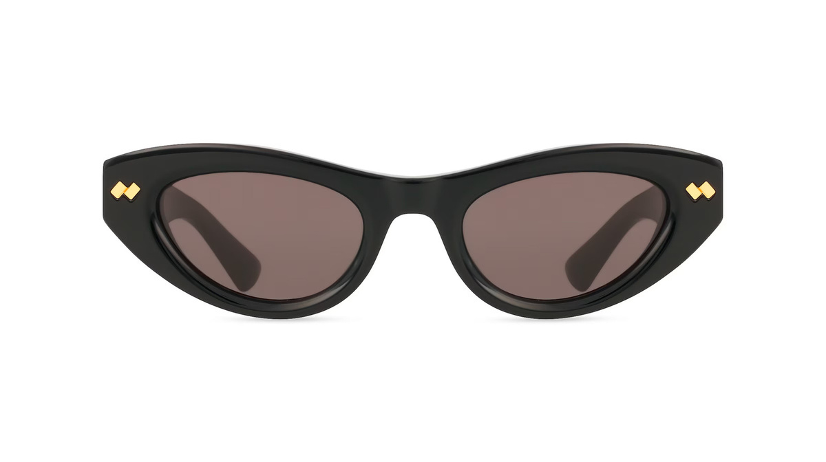 Bottega Veneta BV1350S Sonnenbrille Cat Eye, Vollrand, Acetat, schwarz - Bild 1