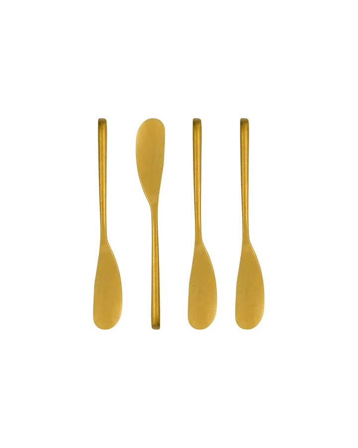 Nicolas Vahe Buttermesser Daily in Antik Gold, 4 Stück - Bild 1