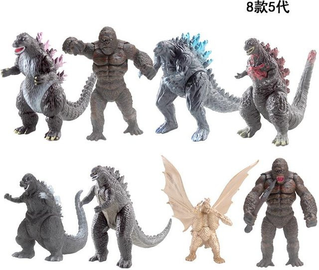 Fashnics Godzilla Vs Kong Mechagodzilla Dinosaurier Actionfigur, 8-teiliges Set, ab 14 Jahren - Bild 1
