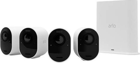 Arlo Ultra 2 4K Spotlight Überwachungskamera Set, 4er Set VMS5440-200EUS, kabelloses WLAN IP-Überwachungssystem mit 3840 x 2160 Pixeln - Bild 1