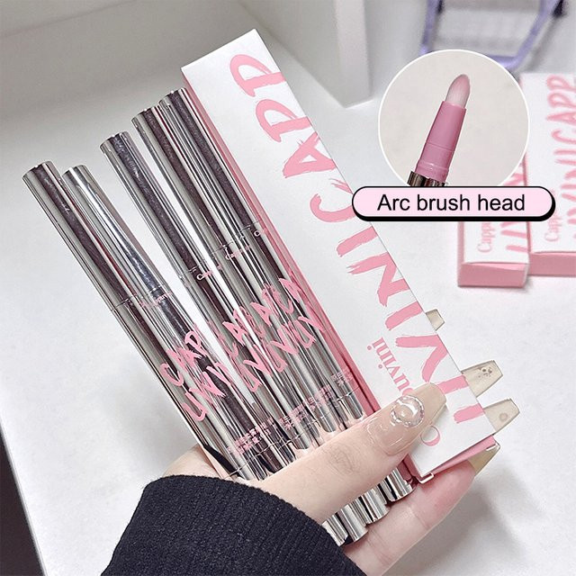 Cappuvini Lippenstift, Samt-Matt, Nude, mit Lippenpinsel, Unisex - Bild 1