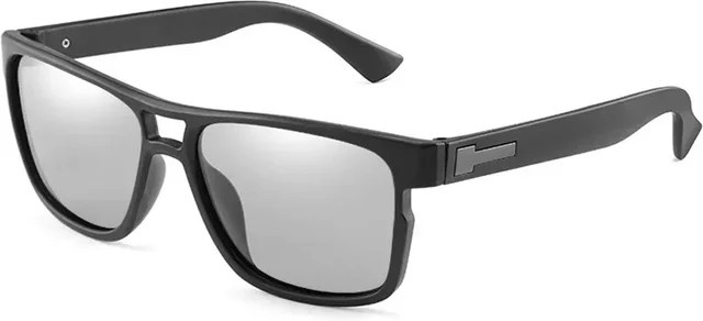 XaYbZc Sonnenbrille, Herren, Vollrand, Schwarz, Kunststoff, polarisiert - Bild 1