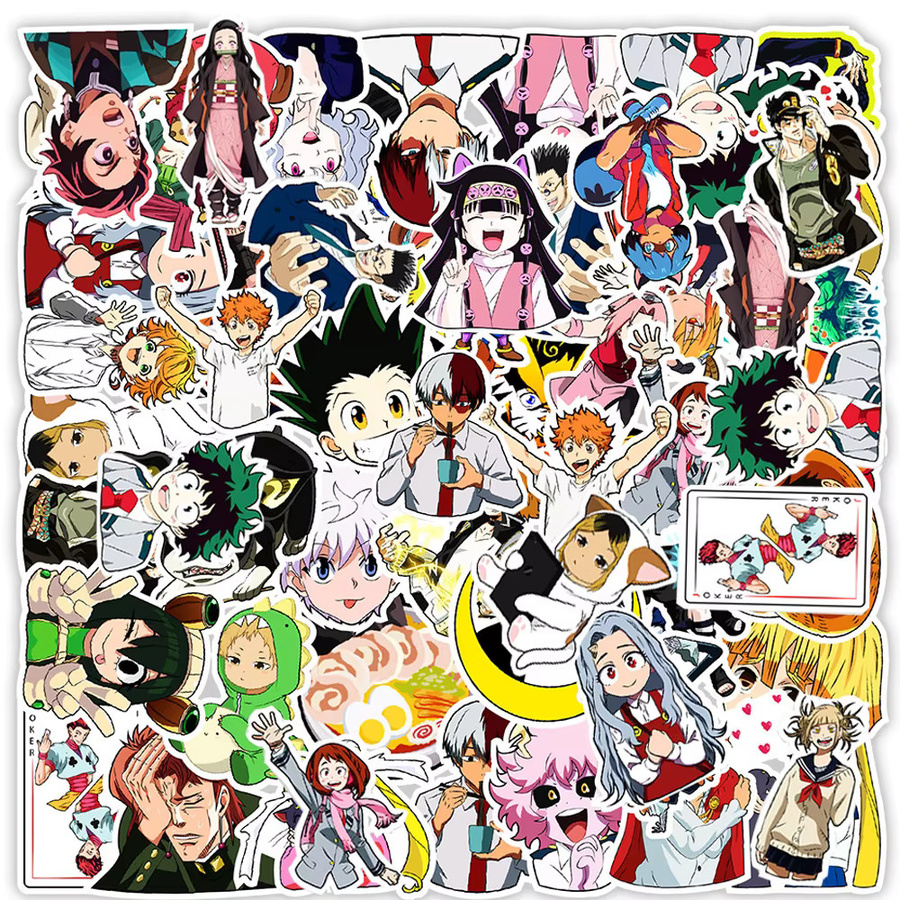 Bandai My Hero Academia, HUNTER×HUNTER, Aufkleber, Bunt / Mehrfarbig - Bild 2