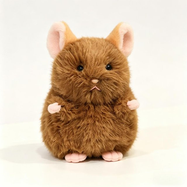 Yiran toy Chinchilla Plüschtier, 15cm, Braun - Bild 1