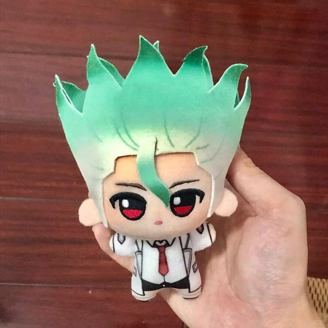 Yiran toy Ishigami Senku Dr STONE Plüschpuppe Anhänger, 10cm - Bild 1