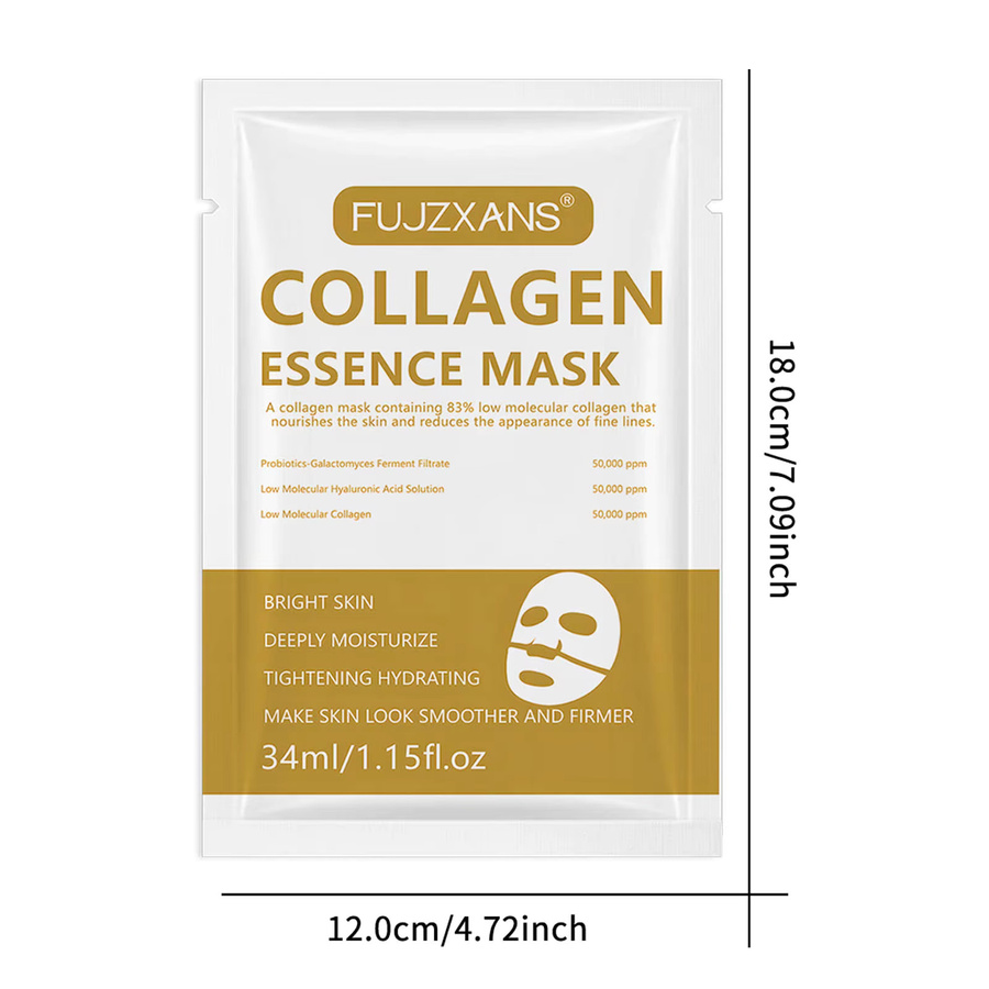 FUJZXANS Kollagen Übernachtungs-Gesichtsmaske, Reife Haut, Unisex - Bild 2