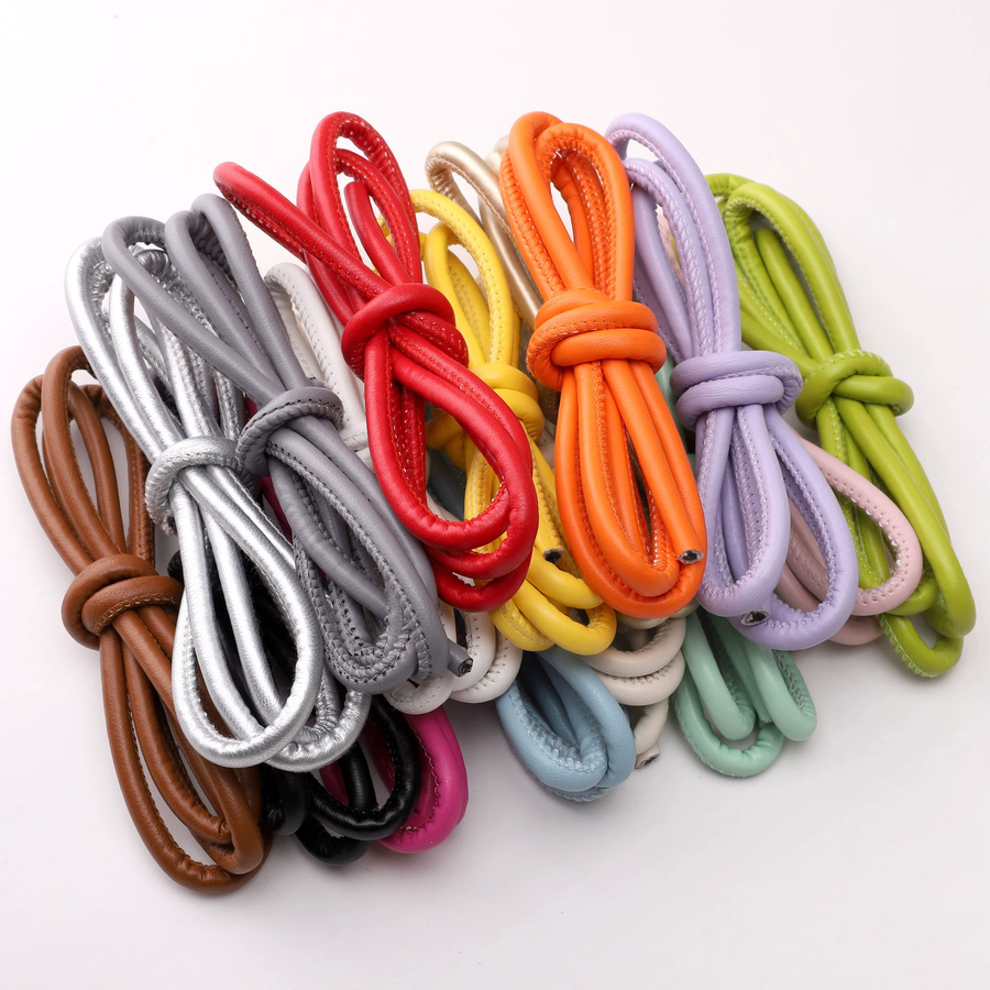 Beadia PU-Lederband, bunt, 6 mm - Bild 2