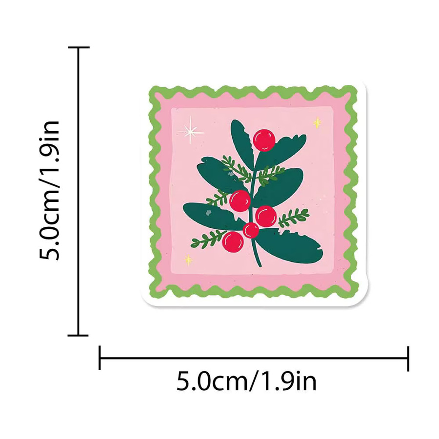 Charile Cartoon Weihnachten Stempel Aufkleber, multicolor, 10-teiliges Set - Bild 2