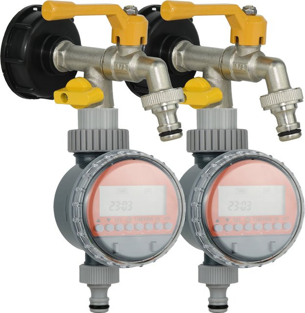 KESLA Gartenkugelhahn mit automatischer Bewässerungssteuerung für IBC Tanks und Gewächshäuser - Bild 1