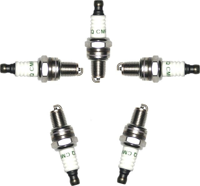 5er-Pack Zündkerzen CMR6H von XUSIXSIC passend für Husqvarna 324 HDA 55x T435 324RX 345FR 224L 562XP 545 550XP 555 556 560XP 545FX - Bild 1