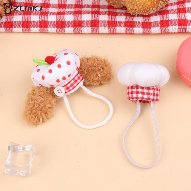 MYPANDA Mini Puppe Chef Hut, Zubehör, Plüsch / Textil, 1-teiliges Set - Bild 1
