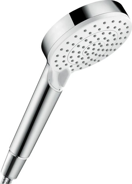 Hansgrohe Crometta Vario Handbrause EcoSmart mit Rain und Jet Funktionen in Weiß/Chrom - Bild 1
