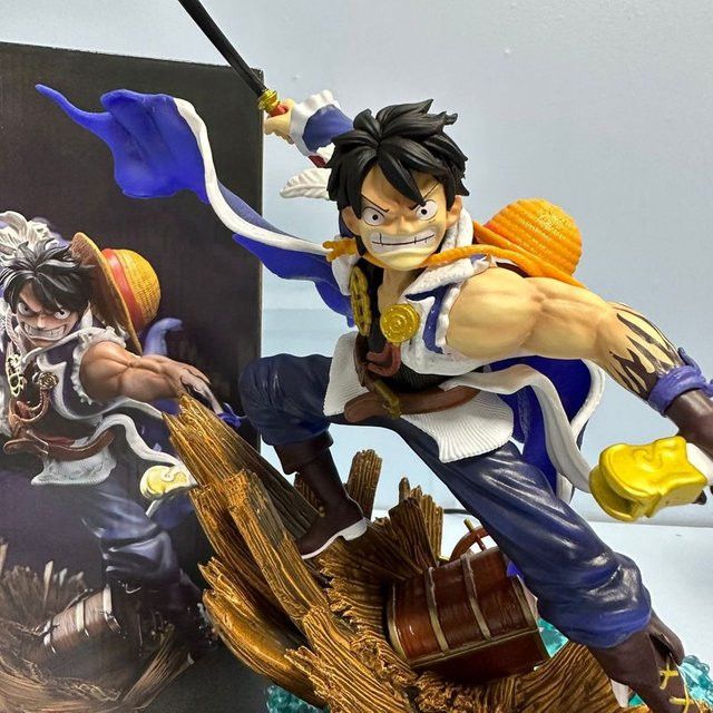 Bandai One Piece Ruffy Anime Figur aus PVC, Multicolor, Höhe: 29 cm - Bild 1