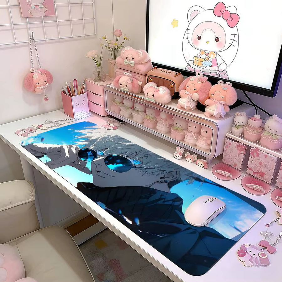 Anime Gaming Mauspad Gojo Satoru Sakura Design Multicolour - Bild 2