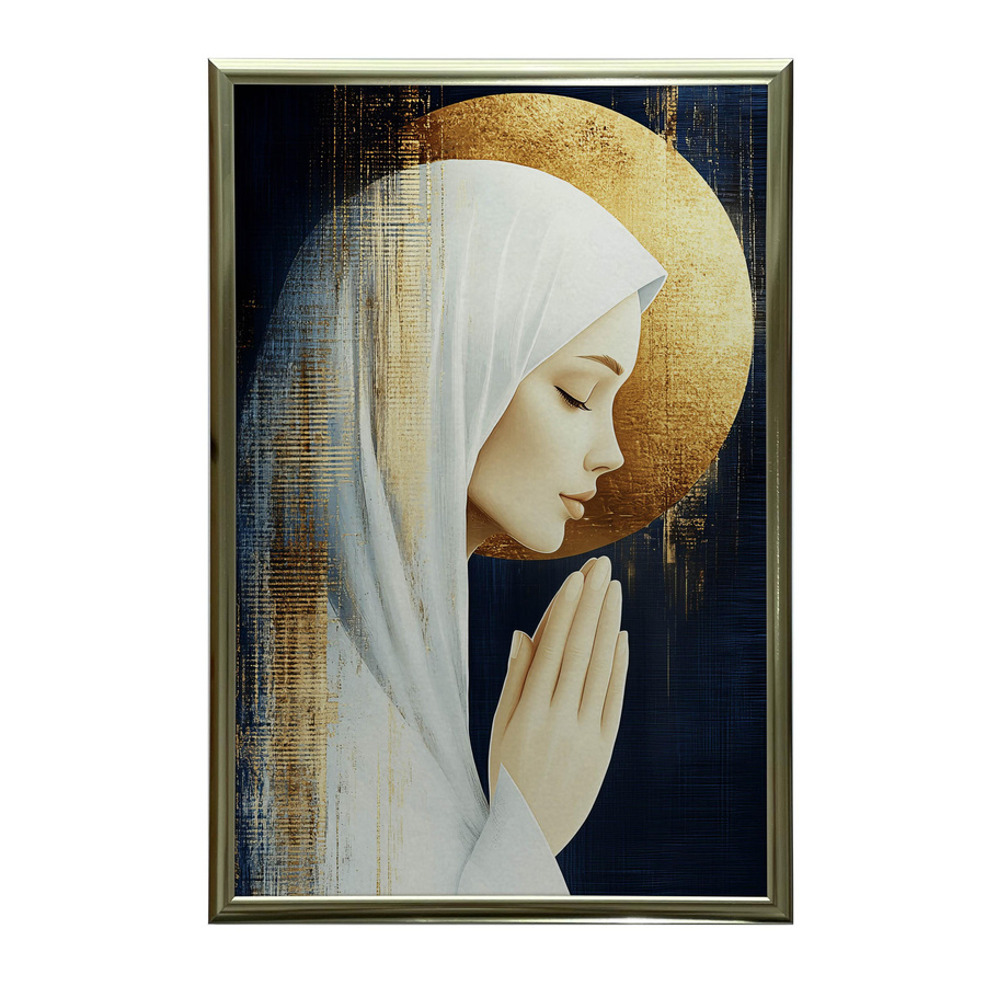 Friedliches Gebet Premium-Leinwand auf Keilrahmen von iKable, B: 40 cm, H: 30 cm - Bild 2