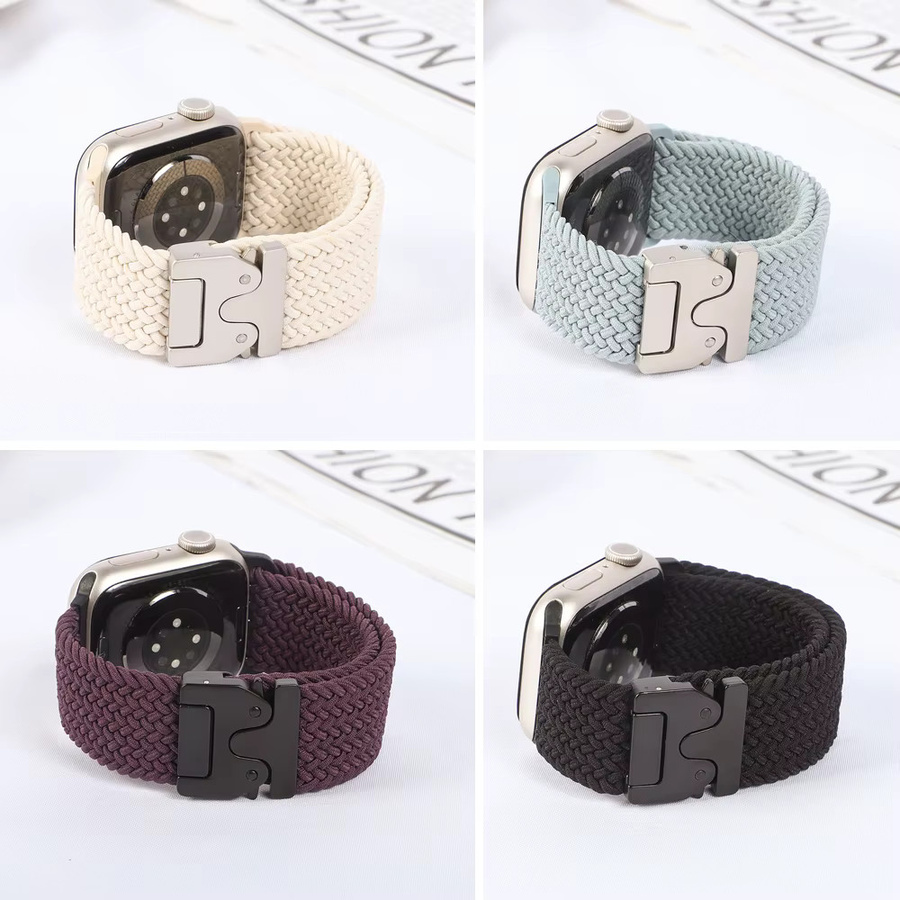 RMUTANE Uhrenarmband Geflochtenes Armband, Textil/NATO, Unisex - Bild 2