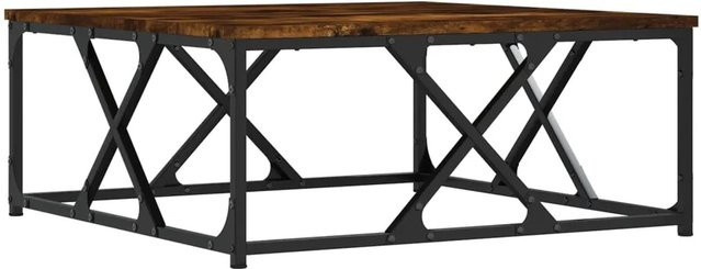 vidaXL Couchtisch aus Holzwerkstoff in Räuchereiche, Braun, B/T/H: 70 x 70 x 30 cm - Bild 1