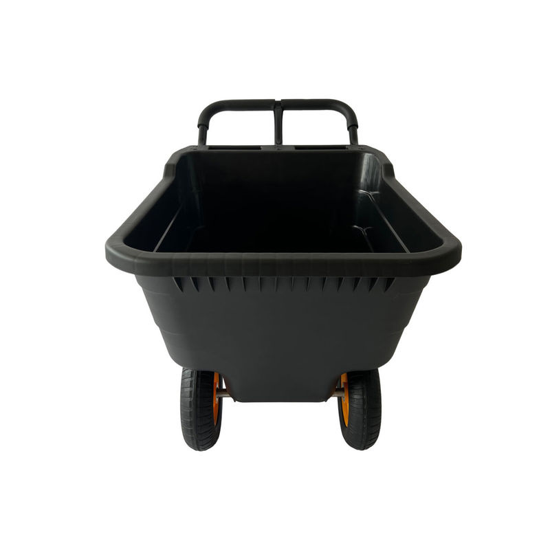Westmann Schubkarre Prakta S Schwarz mit 90 L Volumen und Kippfunktion, B/H/T: 55,5 x 67 x 98,5 cm - Bild 2