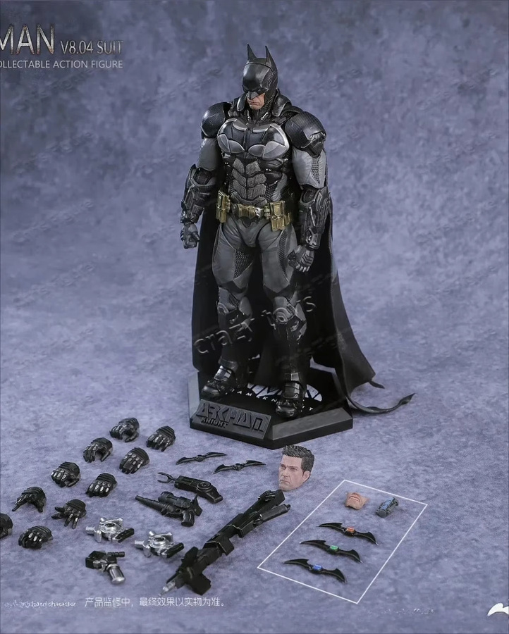 LPZZ Studio Actionfigur Deathstroke Batman Arkham Knight Batsuit V8 in Schwarz im Maßstab 1/12 - Bild 3