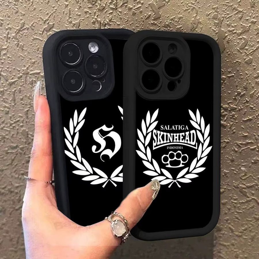 Acab Ultras Silikon Handyhülle für iPhone 11 bis iPhone 17 Pro Max Plus, stoßfest, Schwarz - Bild 4