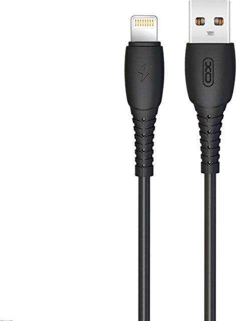XO Design USB-A auf Lightning Daten- und Ladekabel NB-P163, 18W, Schwarz, 1m - Bild 1