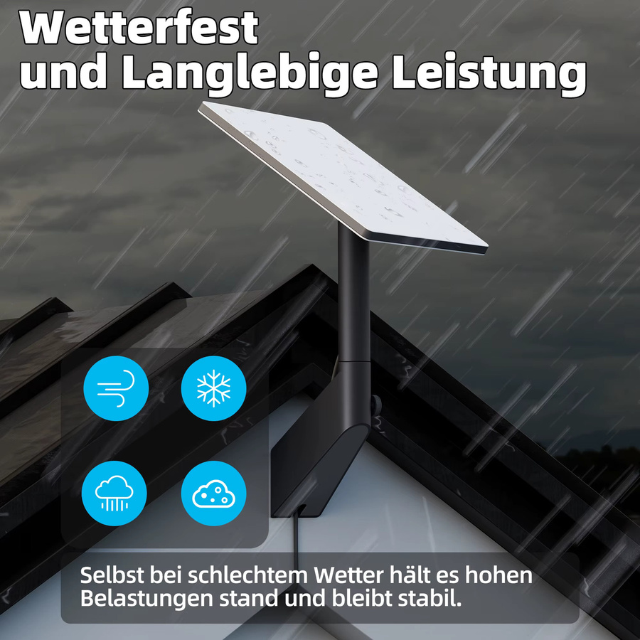Starlink Mini Wandhalterung aus rostfreiem Material, wetterfestes und verstellbares Montagekit für Wand, Dach oder Mast mit 360 Grad Verstellbarkeit - Bild 4