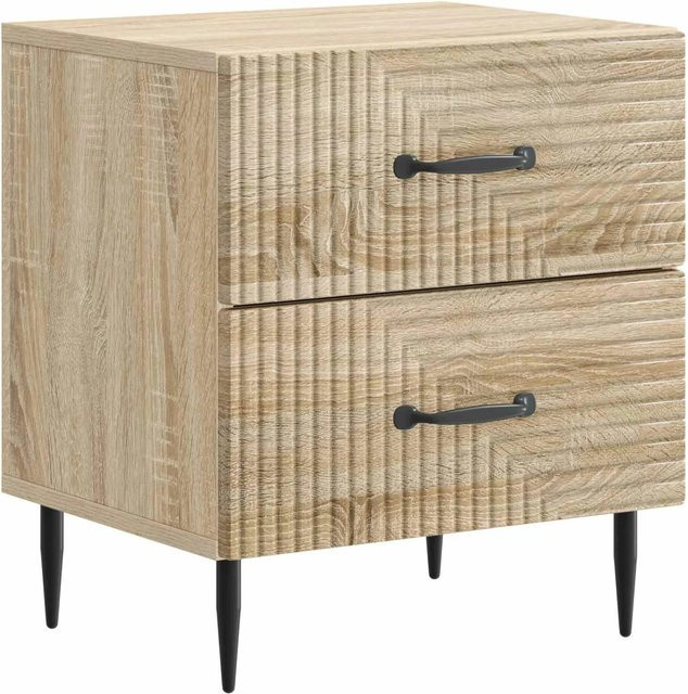vidaXL Nachttisch in Sonoma-Eiche im Vintage-Design, B/T/H: 43 x 34,5 x 47,5 cm - Bild 1