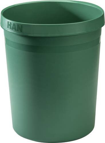 HAN Papierkorb GRIP KARMA aus Kunststoff in Grün mit 18l Volumen, Höhe: 35,0 cm, Durchmesser: 31,2 cm - Bild 1