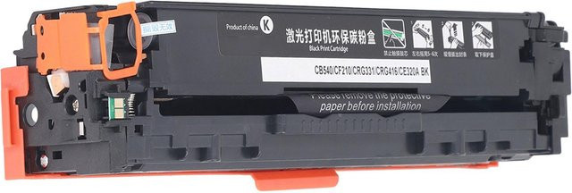 Schwarze Tonerkartusche 125A CB540A Ersatz für HP Color LaserJet CP1215 CP1518ni - Bild 1