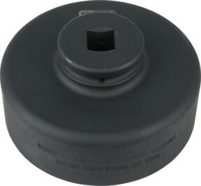 KS Tools Achsmuttern-Schlüssel 3/4 Zoll, 8-kant, kurz, schwarz - Bild 1