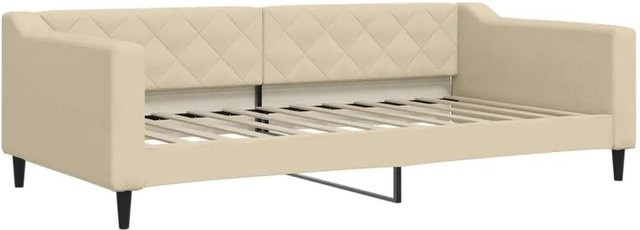 vidaXL Tagesbett in Beige mit Stoffbezug B/T/H: 200 x 100 x 67 cm - Bild 1