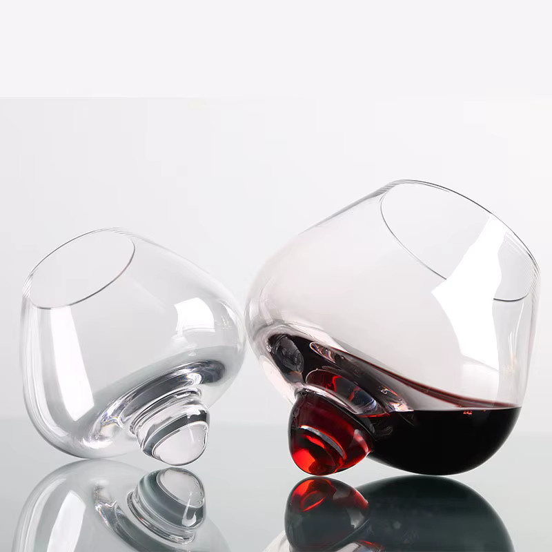 Vielseitige Gläser für Cognac, Whiskey und Wein, transparente Tumbler aus Glas, 150 ml - Bild 3
