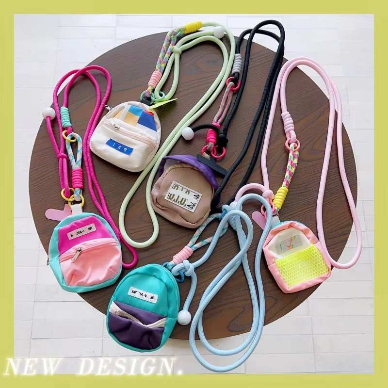 EHUIDE Verstellbares Handy-Lanyard mit Geldbörse und Handgelenkschlaufe in Multicolour, 120 cm Umhängeband als Anti-Verlust-Schutzhülle und Outdoor-Seil mit Münzbörse - Bild 4