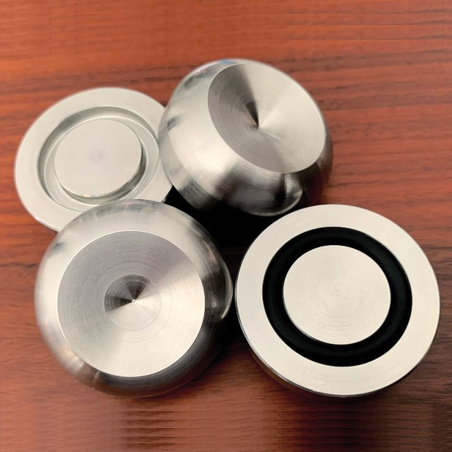 CHANGELIN HiFi Audio Lautsprecher Isolationsfüße aus 316L Edelstahl in Silber - Bild 1