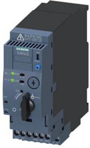 Siemens Direktstarter 3RA6120-1CB33 in Grau, Motorleistung 1.5kW bei 400V, Nennstrom 4A - Bild 1
