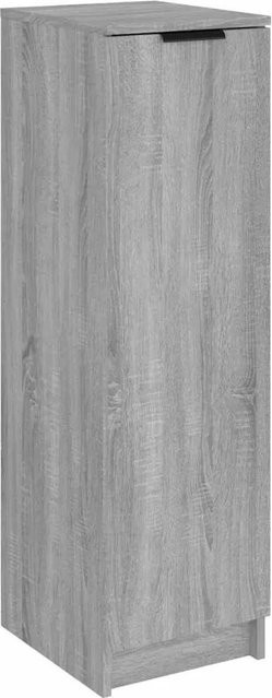 vidaXL Schuhschrank Grau Sonoma aus Holzwerkstoff, Wandmontage, B/T/H: 30 x 35 x 100 cm - Bild 1