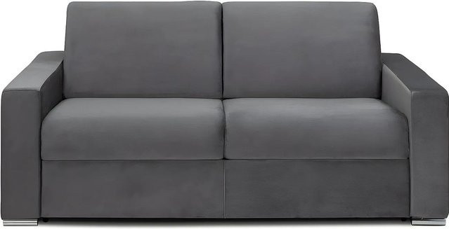 Vente-unique Schlafsofa Calito in Anthrazit mit Polsterung, Breite: 194 cm, Breite: 140 cm, Tiefe: 194 cm - Bild 1