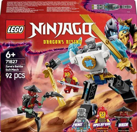 LEGO Ninjago Zanes Action-Mech Konstruktionsspielzeug ab 6 Jahren