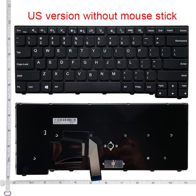 Lenovo Laptop-Tastatur US-Layout QWERTY in Schwarz für T440 T440S T440P E431 T431S E440 L440 T460 T450 L470 L450 L460 T450S - Bild 1