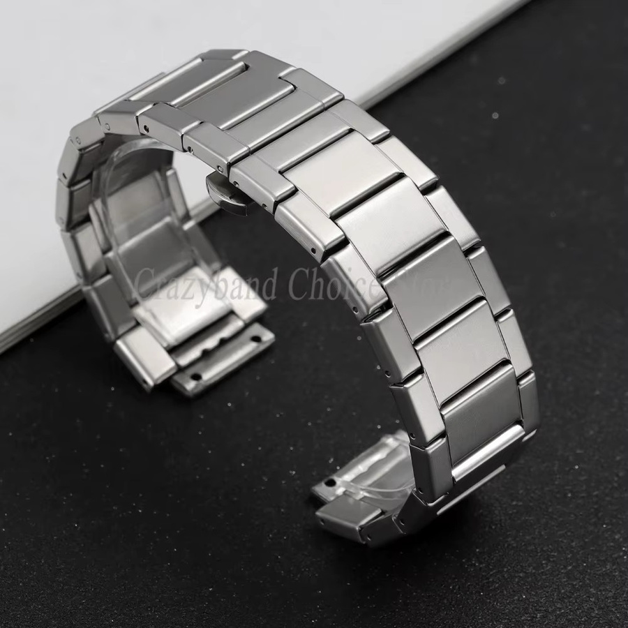 Hengbao Uhrenarmband Edelstahl, Silber, 27 mm, Unisex - Bild 2