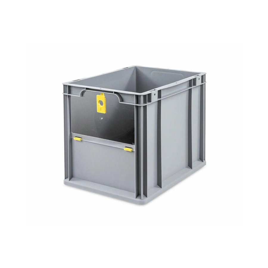 PROREGAL Eurobox NextGen Insight Cover Eurobehälter mit verstärkten Wänden, Gelb, H x B x T: 32 x 30 x 40 cm, 30 Liter - Bild 2
