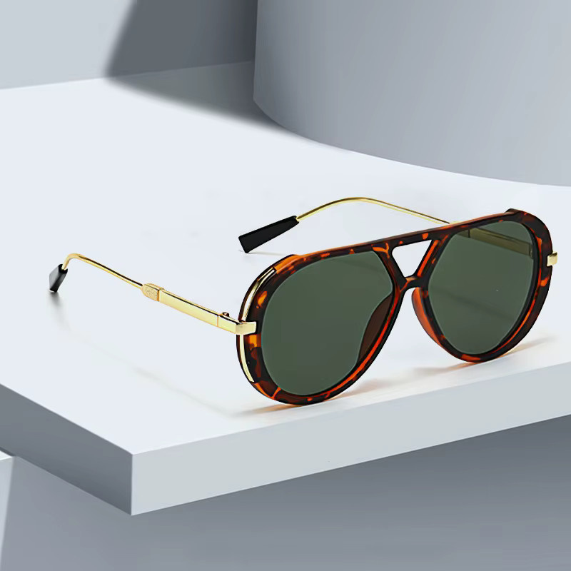 YuYing Sonnenbrille Damen, Vollrand, braun - Bild 2
