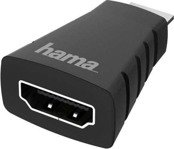 Hama HDMI Adapter von Mini-HDMI auf HDMI in Schwarz für Ultra-HD 4K - Bild 1