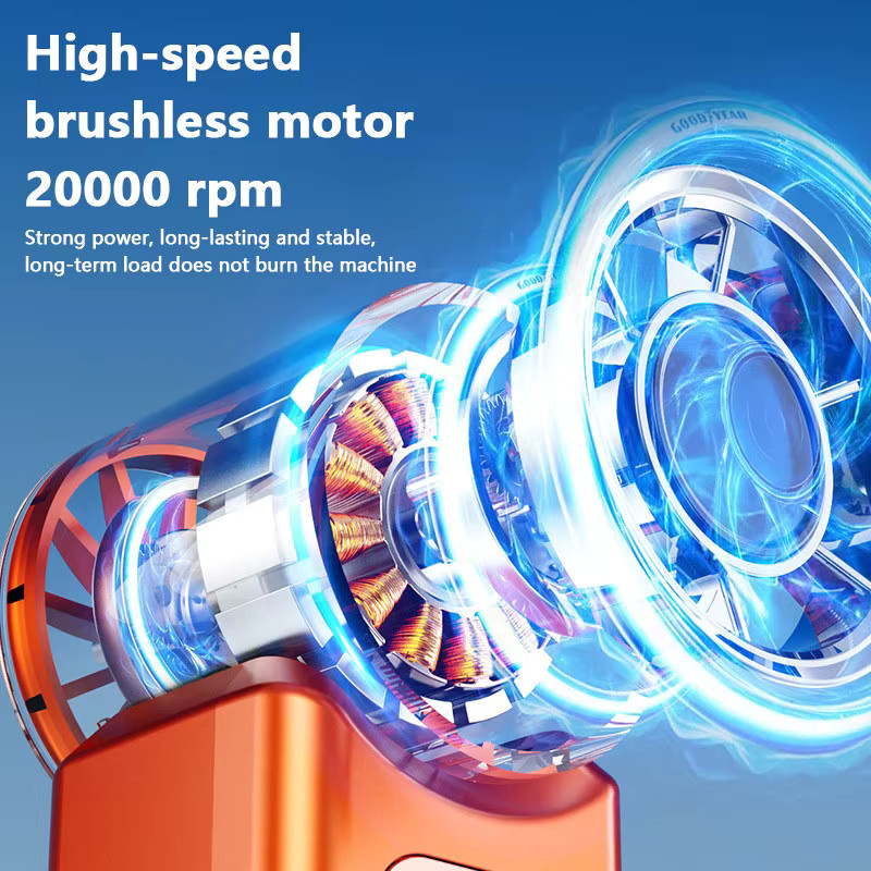 Xiaomi Mini Handheld Turbo Fan – Tragbarer Hochgeschwindigkeits-Ventilator mit 20000 U/min und USB-Aufladung - Bild 3