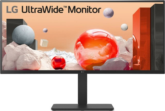 LG UltraWide UWQHD IPS Monitor 34BA85QE-B.AEU in Schwarz mit HDMI, DisplayPort und USB-C - Bild 1